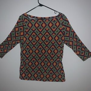 Colorful pattered shirt